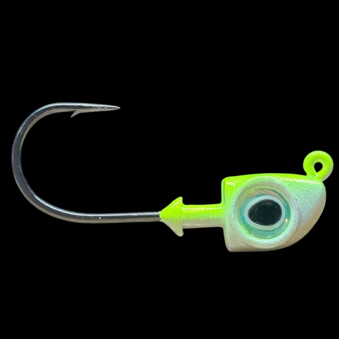Chartreuse Pearl Jigs